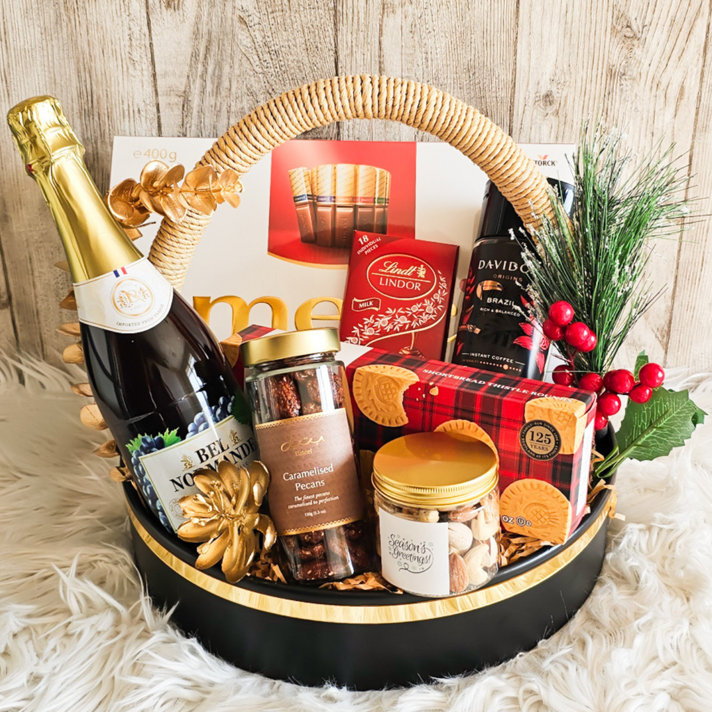 Firewood Christmas Gift Basket