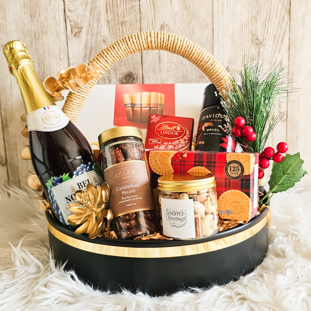 Firewood Christmas Gift Basket