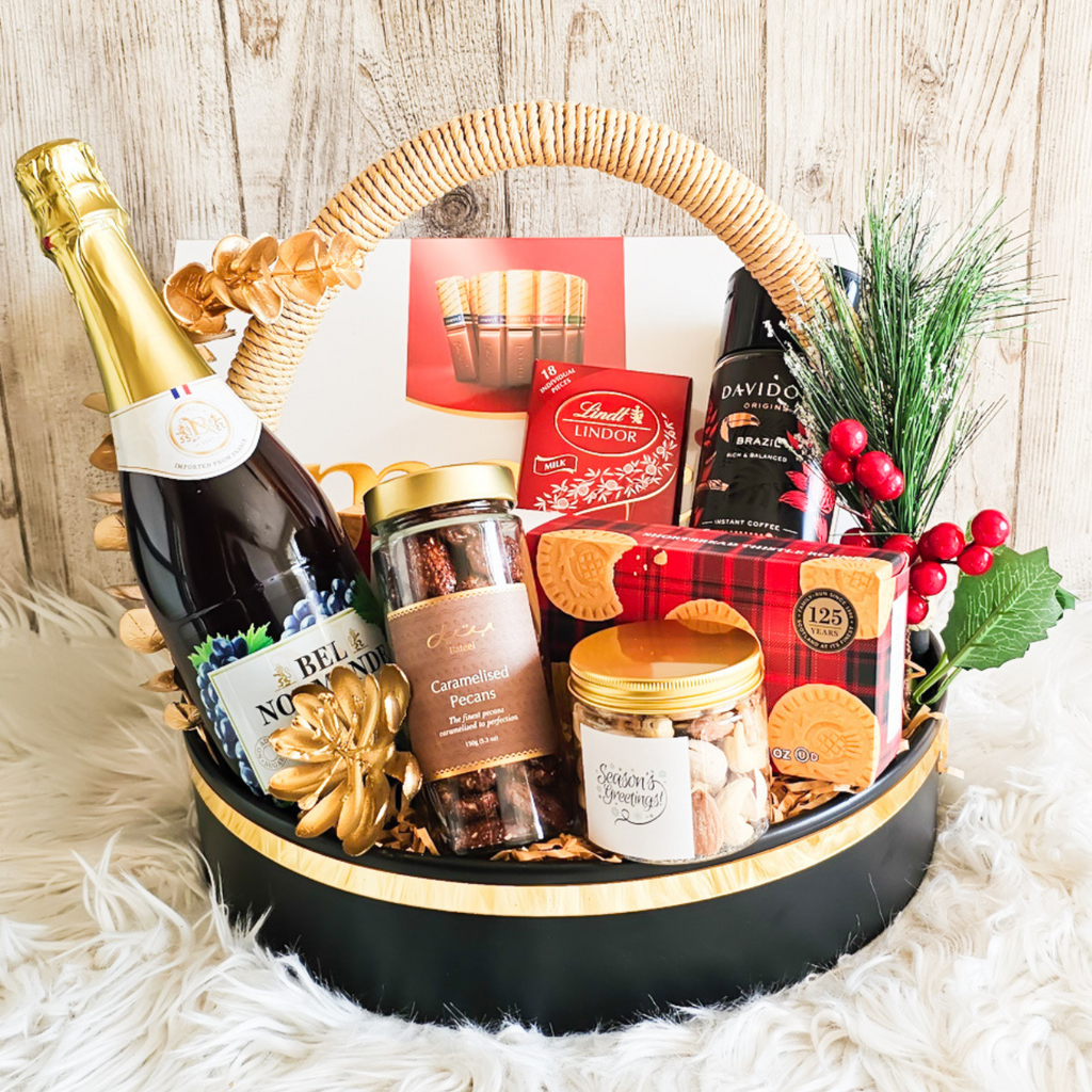 Firewood Christmas Gift Basket