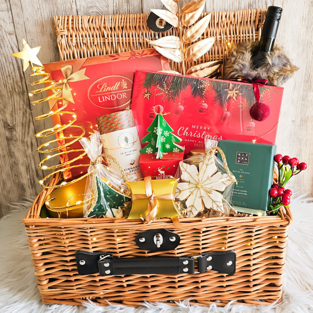 All That Glitters! Christmas Gift Basket – Luxury Hampers UAE